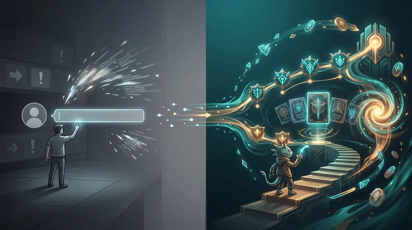Side-by-side retention comparison for chat interaction systems