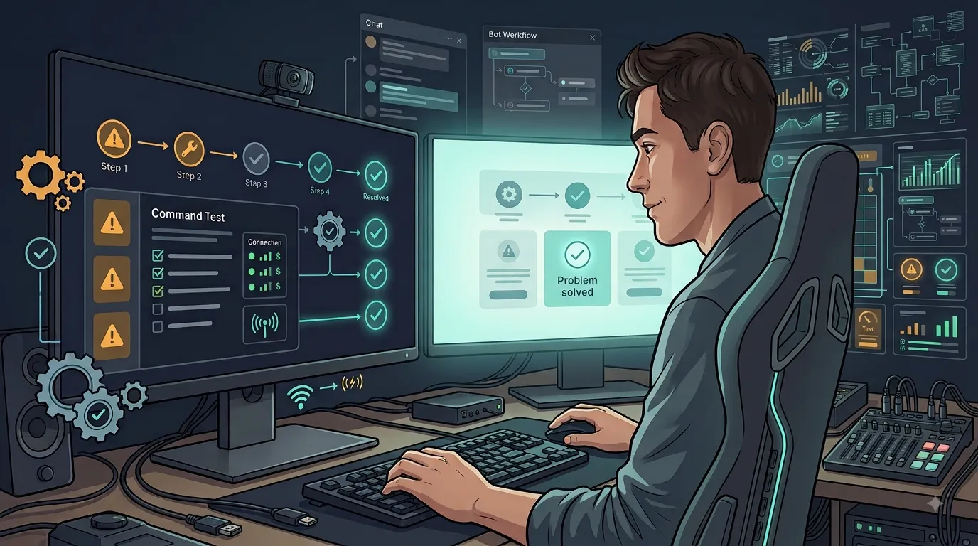 Troubleshooting checklist and diagnostics flow for Stream Hunt Bot